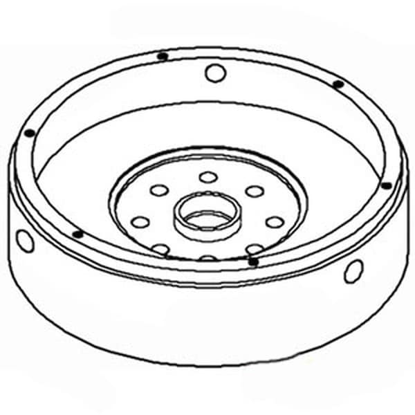 Aftermarket Flywheel With Ring Gear Fits Massey Ferguson 4243 393 4245 390 4253 398 390T 425 3819667M91 - main